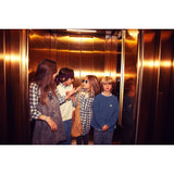 Unisex trousers - Blue with animal print