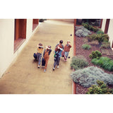 Mom fit trousers - Washed black denim