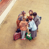 Sweatshirt - Blue with rock stars print