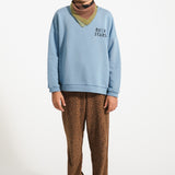 Sweatshirt - Blue with rock stars print