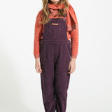Dungarees - Aubergine corduroy