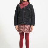 Short skirt - Pink with animal print