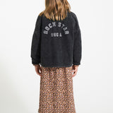 Blouse - Light pink and brown flowers