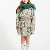 Socks - Ecru with rock and roll