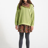 Short skirt - Multicolor flowers