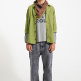 Unisex trousers - Washed black denim