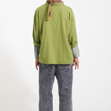 Unisex trousers - Washed black denim