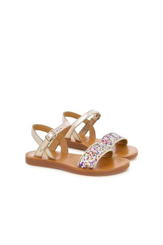 Plagette Buckle Tao - Oro Pala/Multico van POM D'API | Kids Conceptstore Le Fanfare