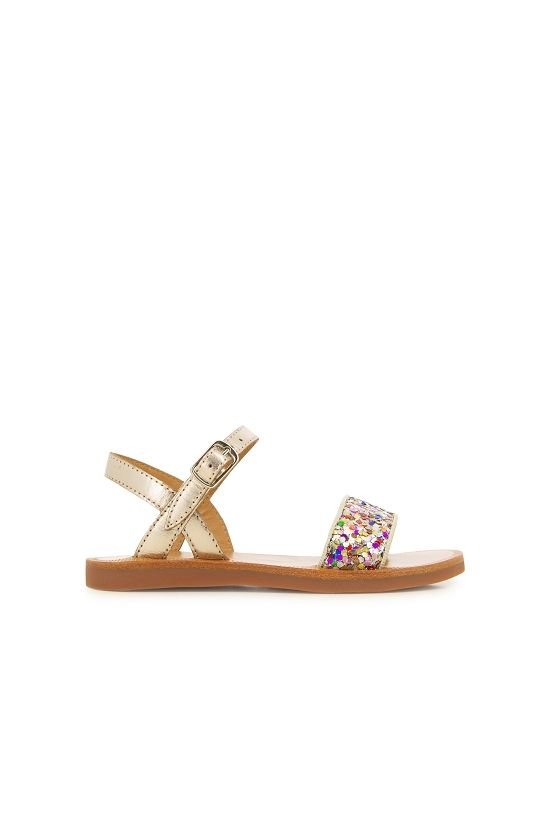 Plagette Buckle Tao - Oro Pala/Multico van POM D'API | Kids Conceptstore Le Fanfare