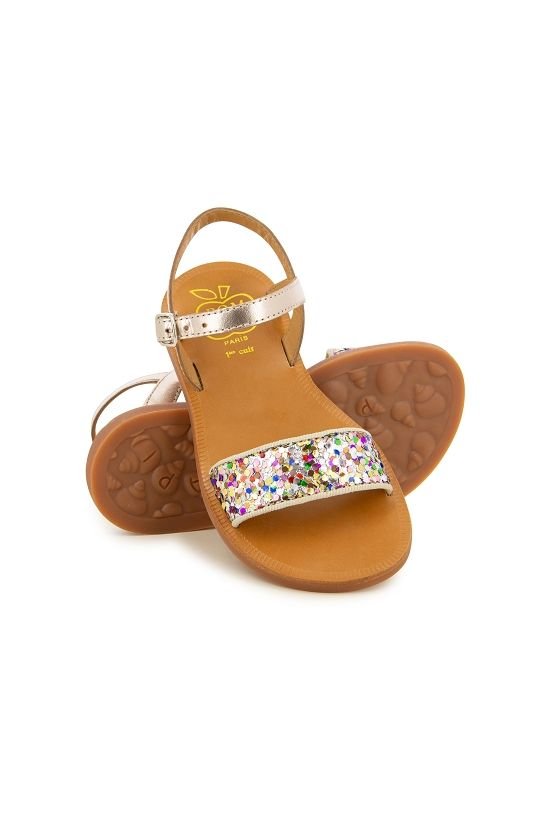 Plagette Buckle Tao - Oro Pala/Multico van POM D'API | Kids Conceptstore Le Fanfare