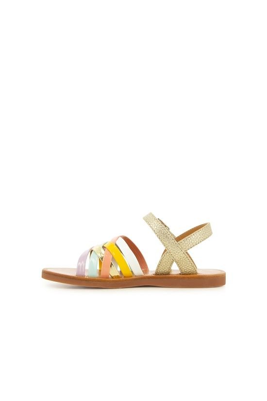 Plagette Lux - Platine/Multi Pastel van POM D'API | Kids Conceptstore Le Fanfare