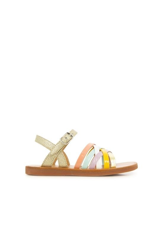 Plagette Lux - Platine/Multi Pastel van POM D'API | Kids Conceptstore Le Fanfare