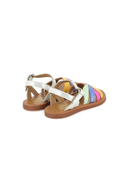 PLAGETTE OTO - MUESTRA - SILVER-MULTI van POM D'API | Kids Conceptstore Le Fanfare