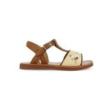 PLAGETTE RAPHIA BROD - LAMINATO-RAPHIA - CREMA-CUERO van POM D'API | Kids Conceptstore Le Fanfare