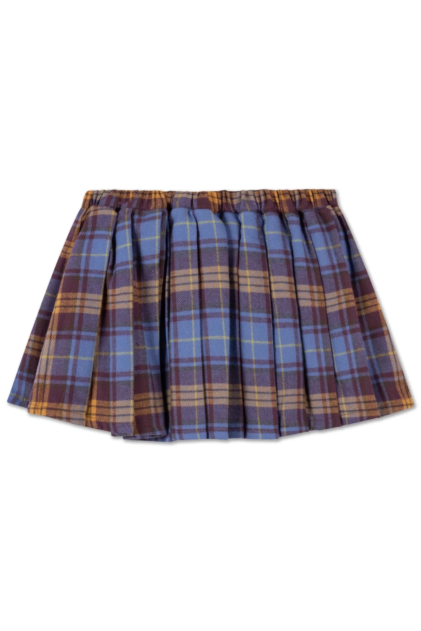 Plisse skirt - check van Repose AMS | Kids Conceptstore Le Fanfare