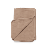 Ploekie Muslin Blanket XL - Fluffy Bunny - Rose Mocha van Donsje Amsterdam | Kids Conceptstore Le Fanfare
