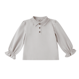 Pluimpje Sweater - Lavender Brown van Donsje Amsterdam | Kids Conceptstore Le Fanfare