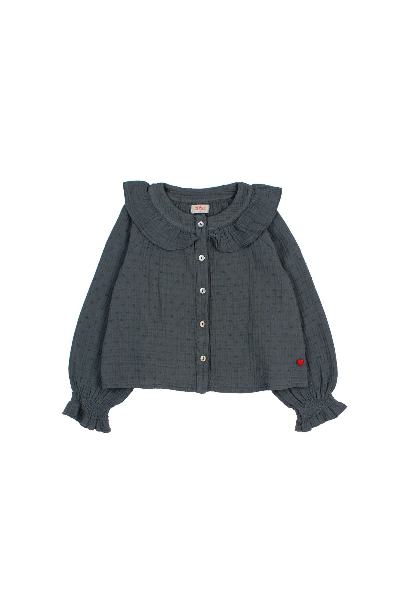 Plumeti blouse - Whale van Búho | Kids Conceptstore Le Fanfare