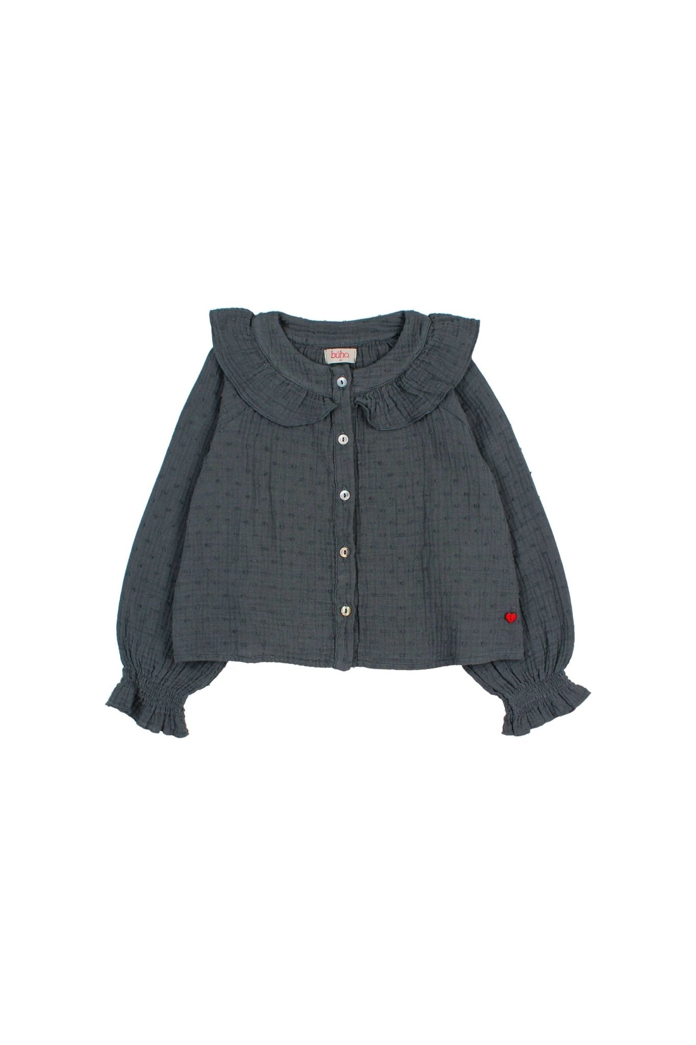 Plumeti blouse - Whale van Búho | Kids Conceptstore Le Fanfare