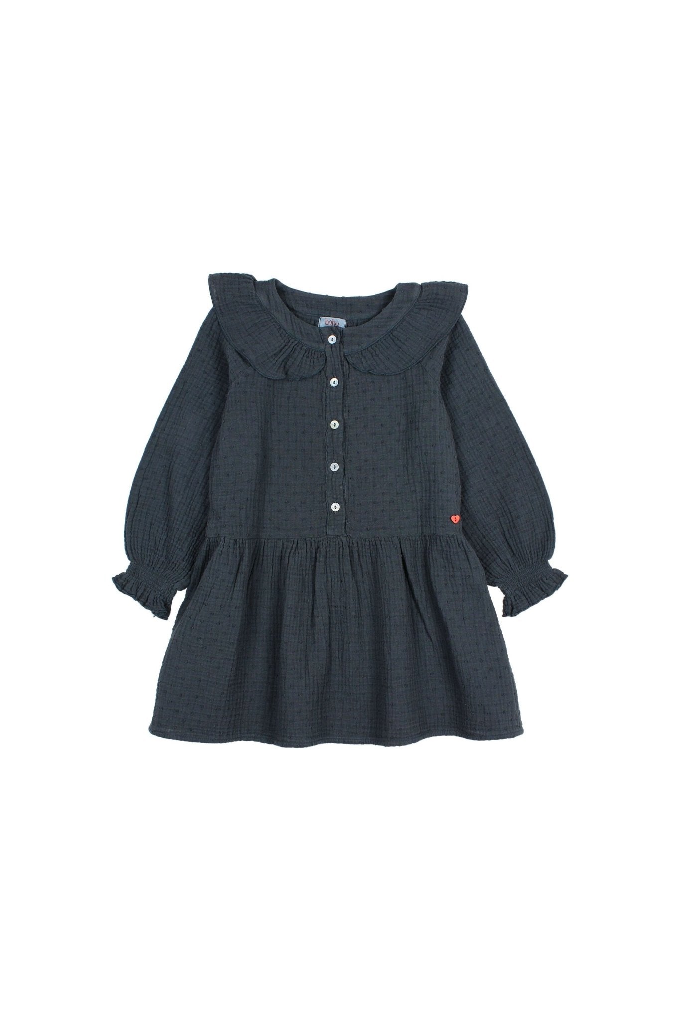 Plumeti dress - Whale van Búho | Kids Conceptstore Le Fanfare