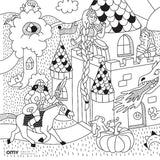 Pocket colorings + 1 display Princesses & Dragon van OMY | Kids Conceptstore Le Fanfare