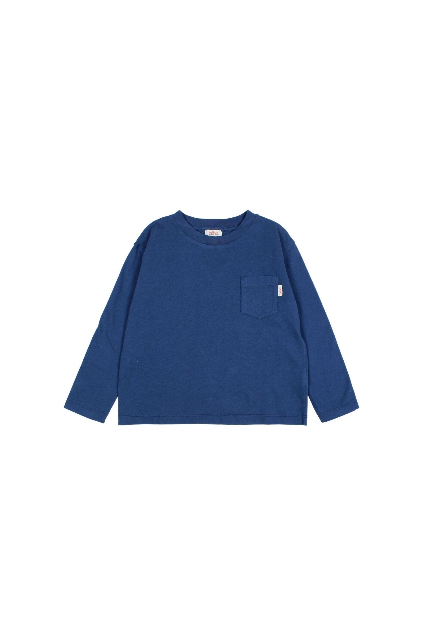 Pocket t-shirt - Marine van Búho | Kids Conceptstore Le Fanfare