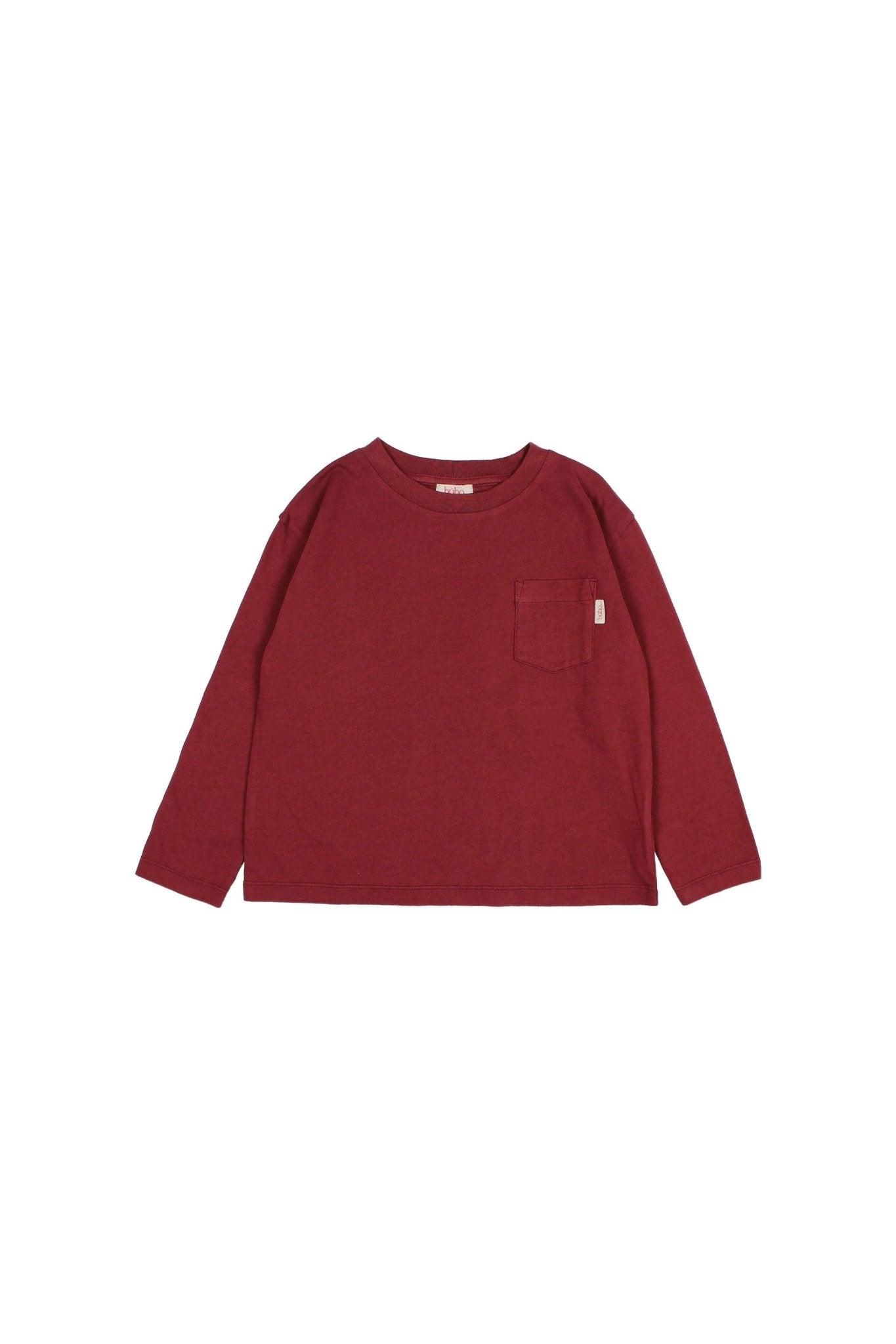 Pocket t-shirt - Pomegranate van Búho | Kids Conceptstore Le Fanfare