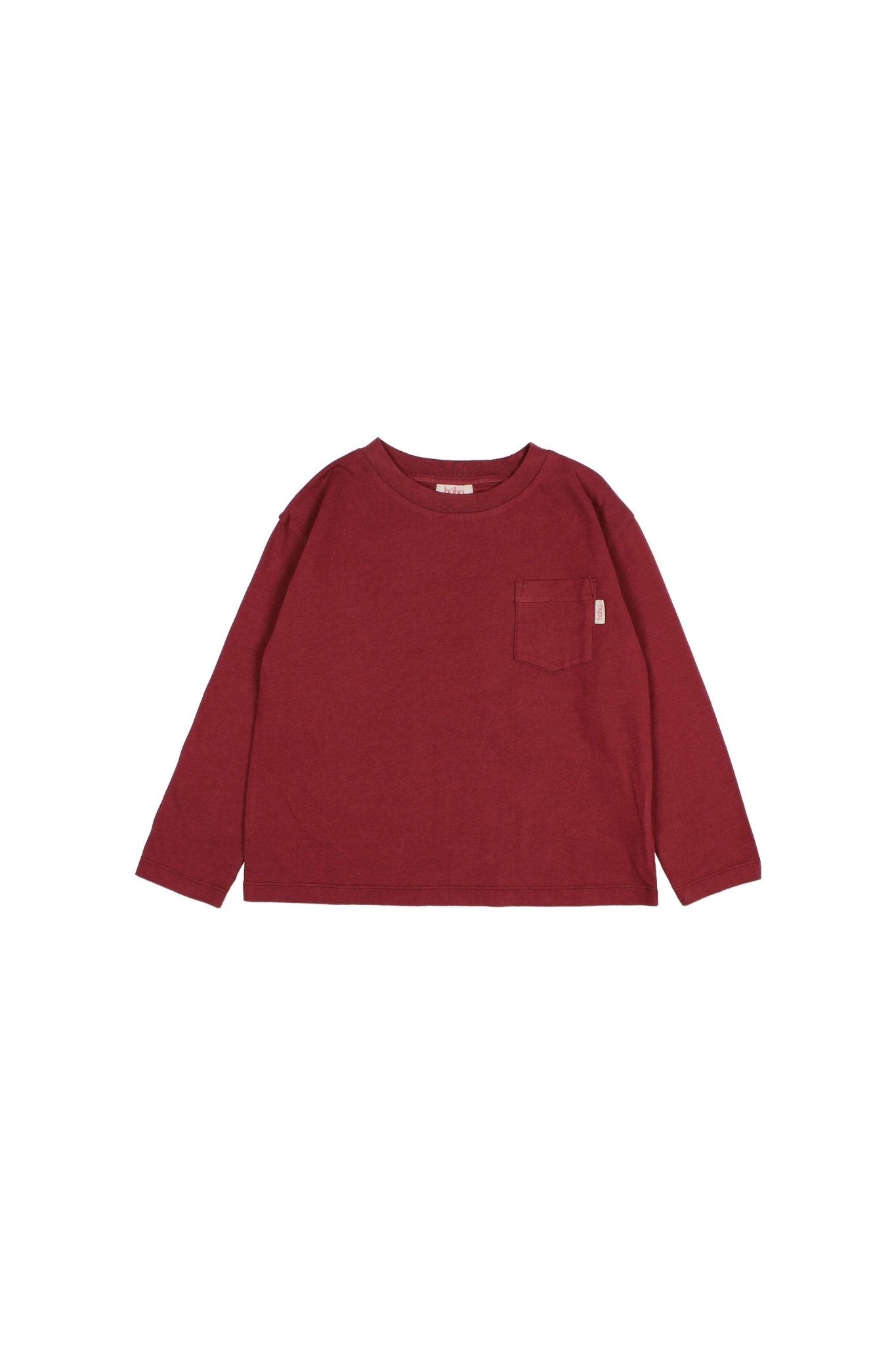 Pocket t-shirt - Pomegranate van Búho | Kids Conceptstore Le Fanfare