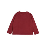 Pocket t-shirt - Pomegranate van Búho | Kids Conceptstore Le Fanfare