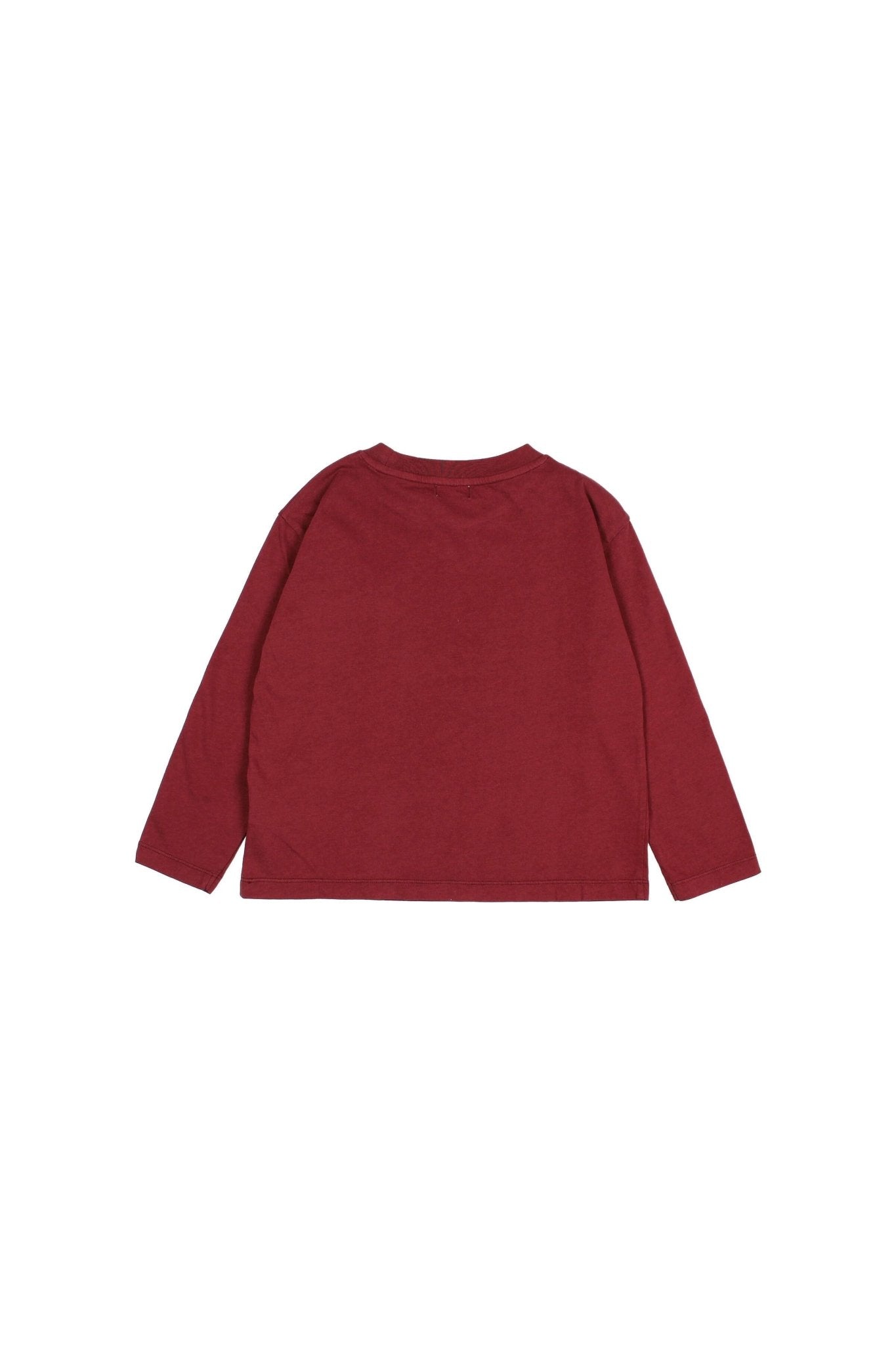 Pocket t-shirt - Pomegranate van Búho | Kids Conceptstore Le Fanfare