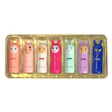 Pompon Box 7 Lip Balms van Inuwet | Kids Conceptstore Le Fanfare