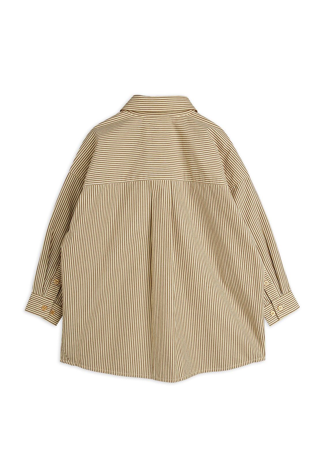 Poplin yd ls shirt van Mini Rodini | Kids Conceptstore Le Fanfare