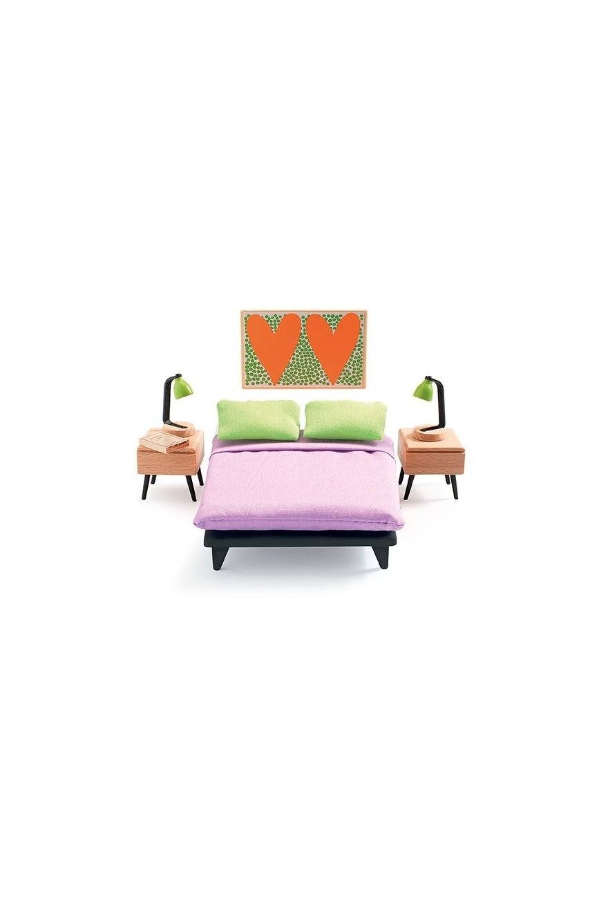 Poppenhuis - Master Bedroom van Djeco | Kids Conceptstore Le Fanfare