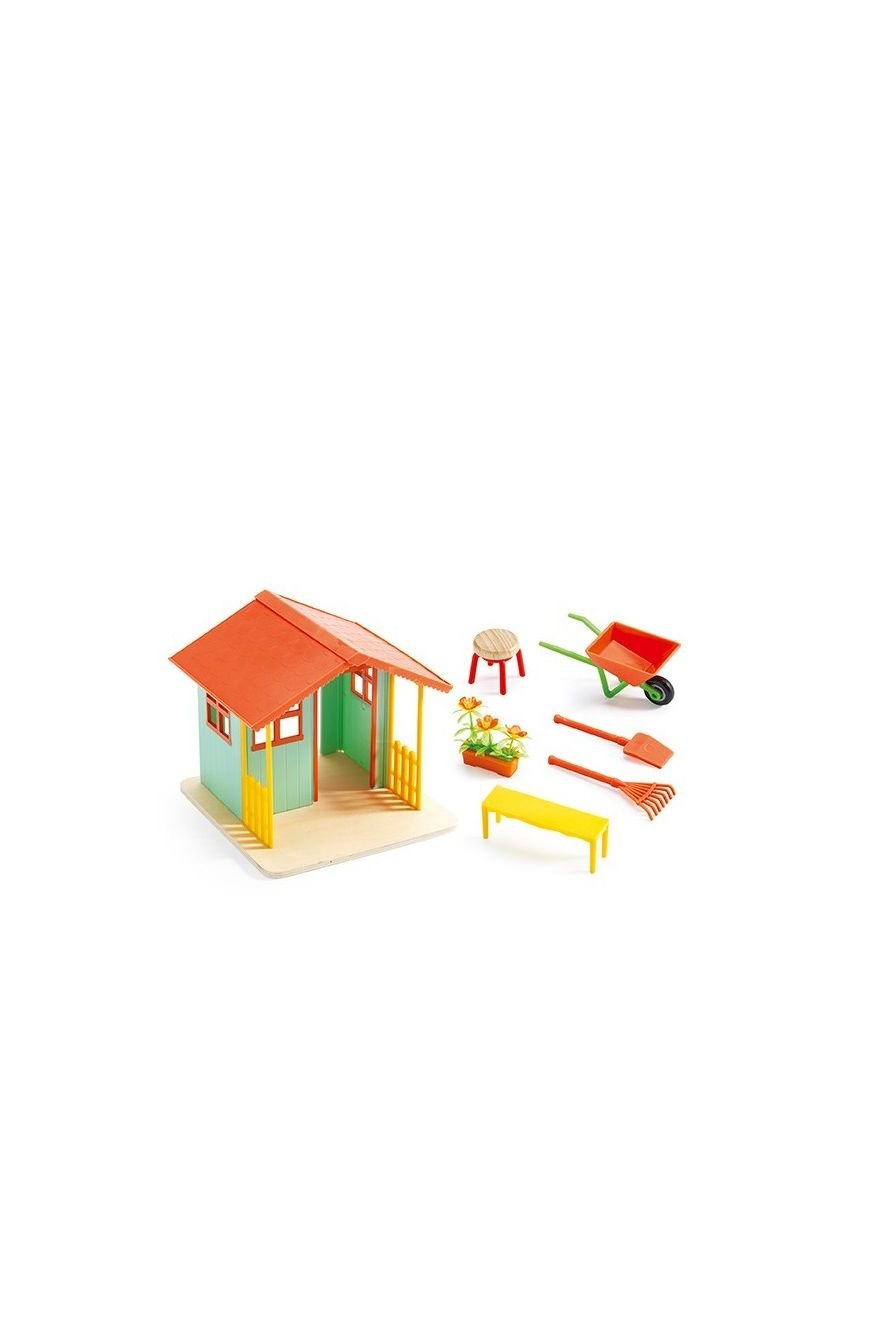 Poppenhuis - Tuinhuisje van Djeco | Kids Conceptstore Le Fanfare