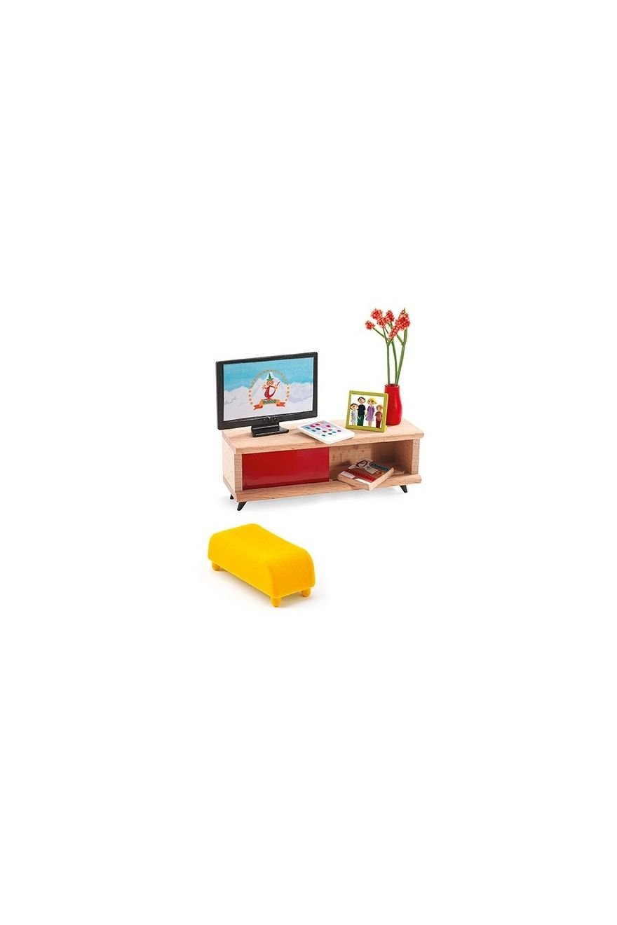 Poppenhuis - Tv Kamer van Djeco | Kids Conceptstore Le Fanfare