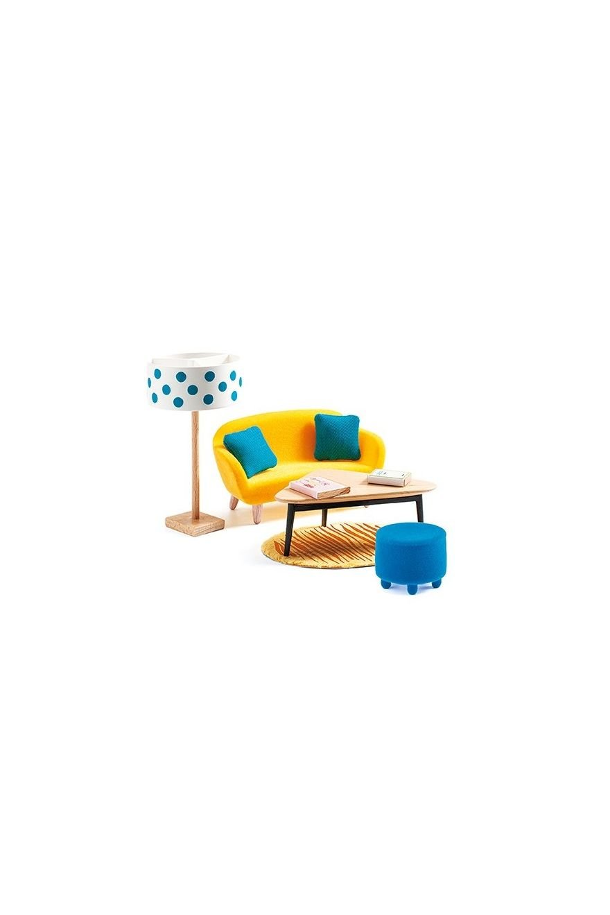 Poppenhuis - Woonkamer van Djeco | Kids Conceptstore Le Fanfare