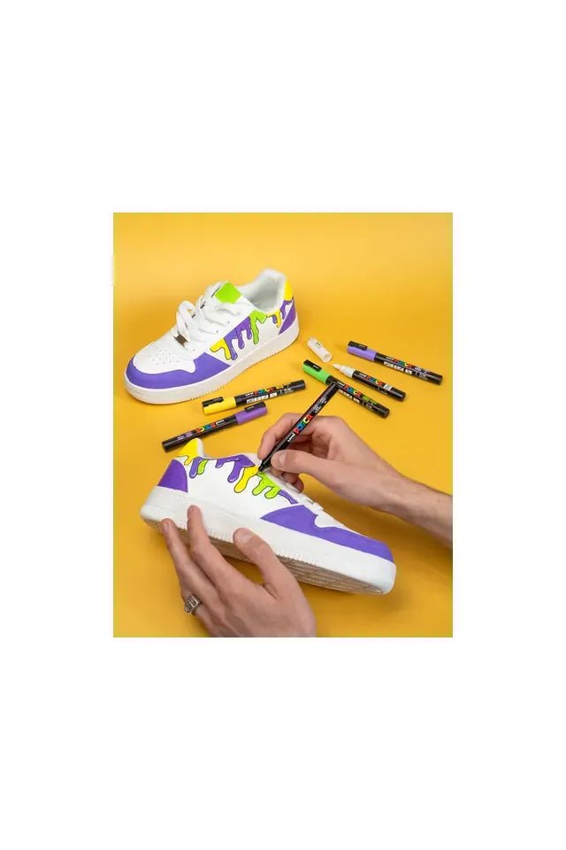 Posca marker - Set van 4 met conische punt - medium - Neon van Posca | Kids Conceptstore Le Fanfare