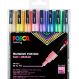 Posca marker - Set van 8 met conische punt - fijn - Pastel van Posca | Kids Conceptstore Le Fanfare