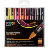 Posca marker - Set van 8 met conische punt - medium - Warm van Posca | Kids Conceptstore Le Fanfare