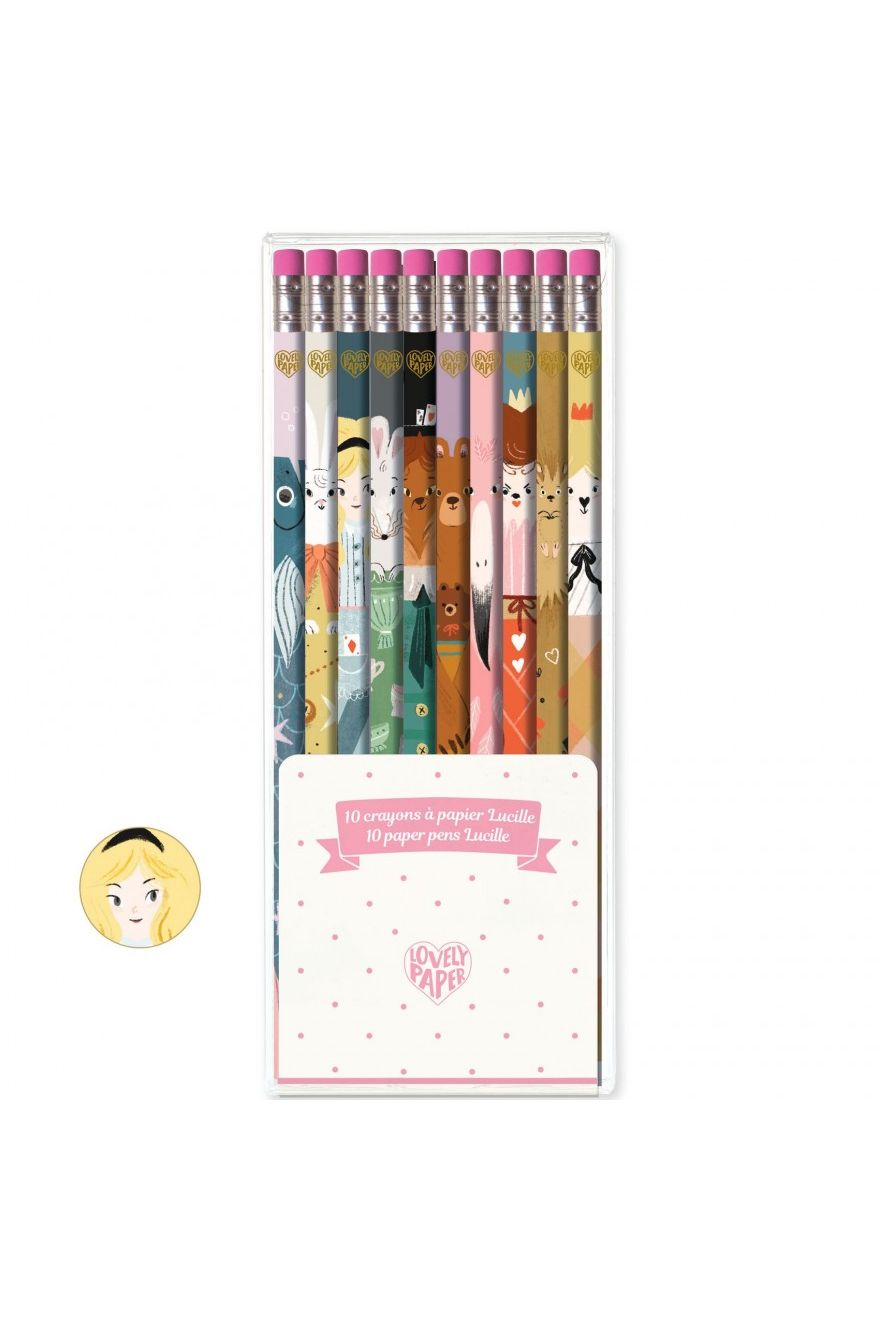 Potloden Lucile - 10St van Djeco | Kids Conceptstore Le Fanfare