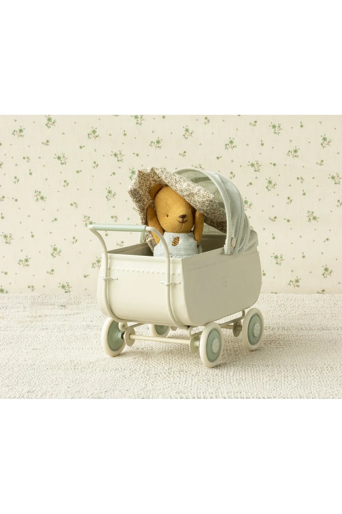 Pram, Micro Blue van Maileg | Kids Conceptstore Le Fanfare