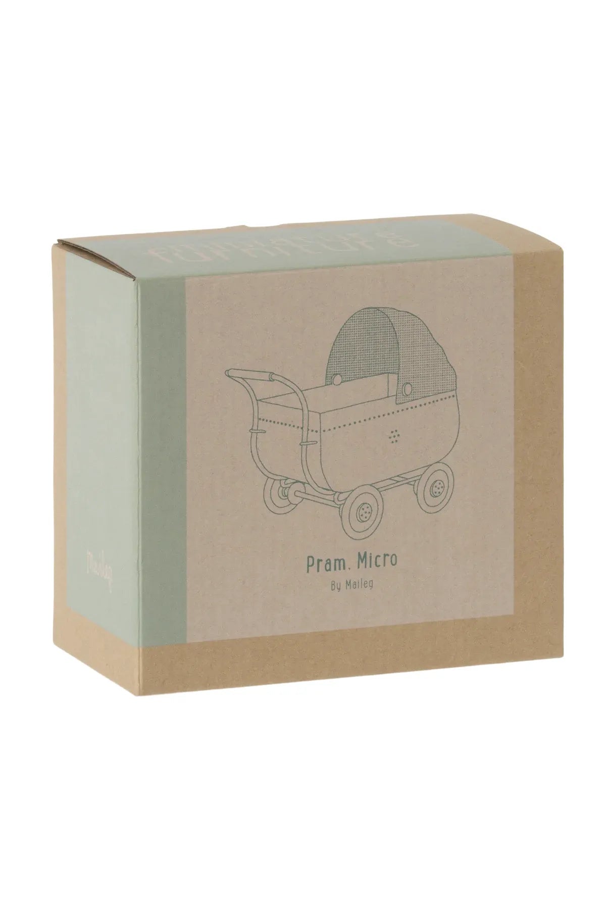 Pram, Micro Blue van Maileg | Kids Conceptstore Le Fanfare