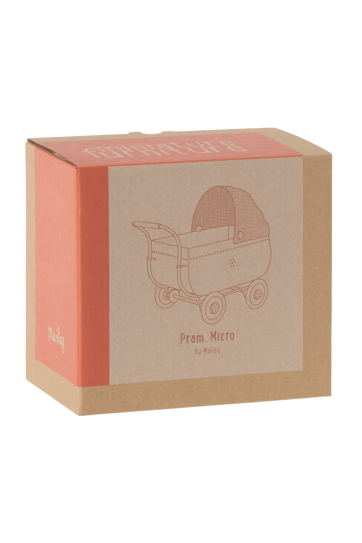 Pram. Micro - Coral van Maileg | Kids Conceptstore Le Fanfare