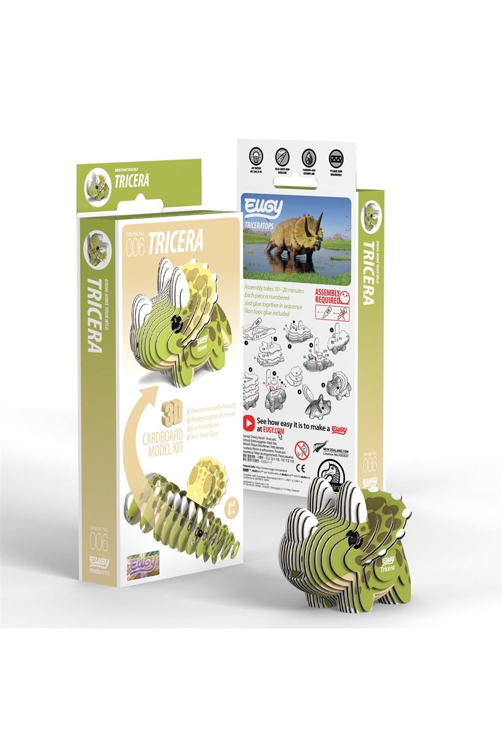 Prehistorie - Triceratops van Eugy | Kids Conceptstore Le Fanfare