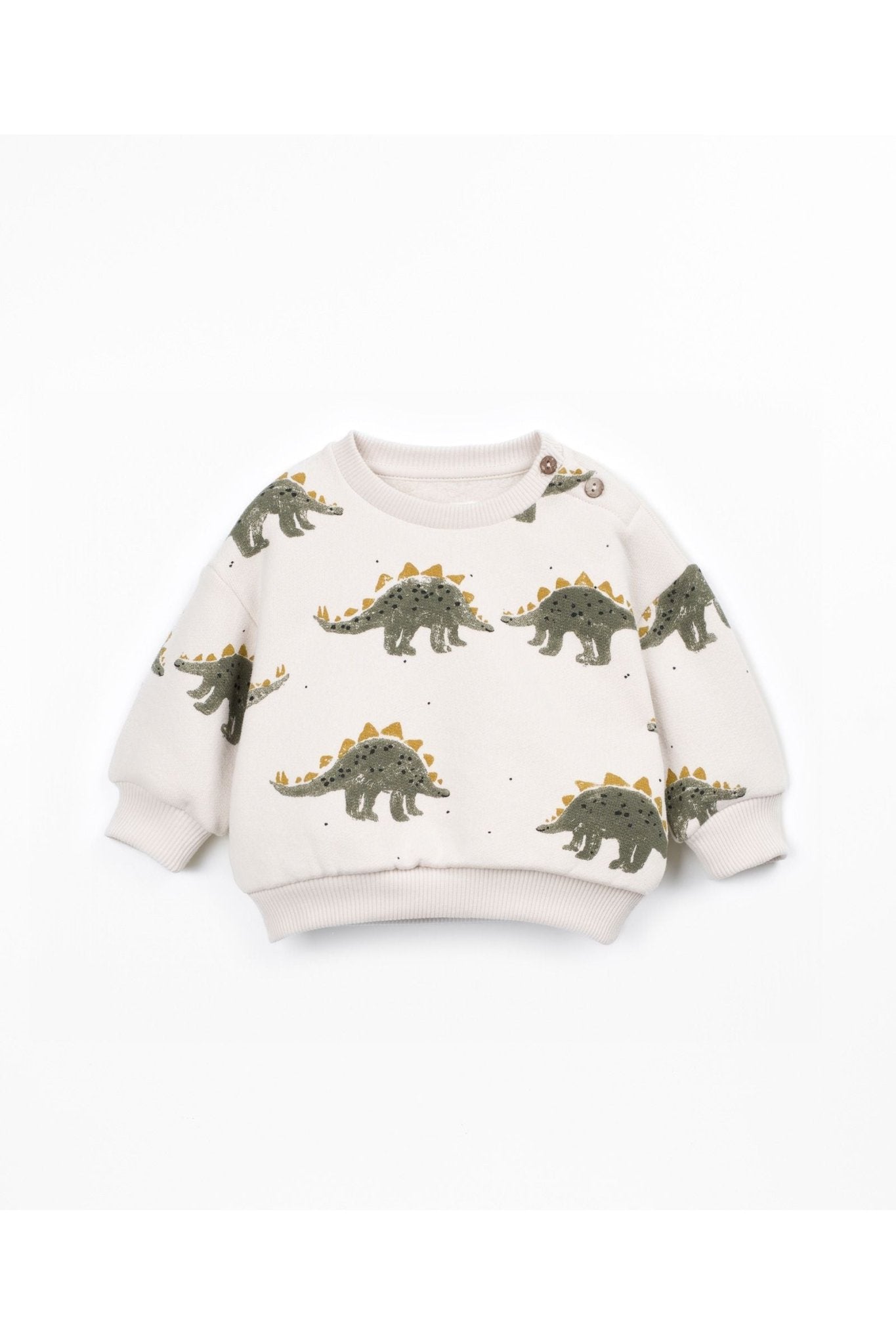 Printed fleece sweater - Dino van Play Up | Kids Conceptstore Le Fanfare