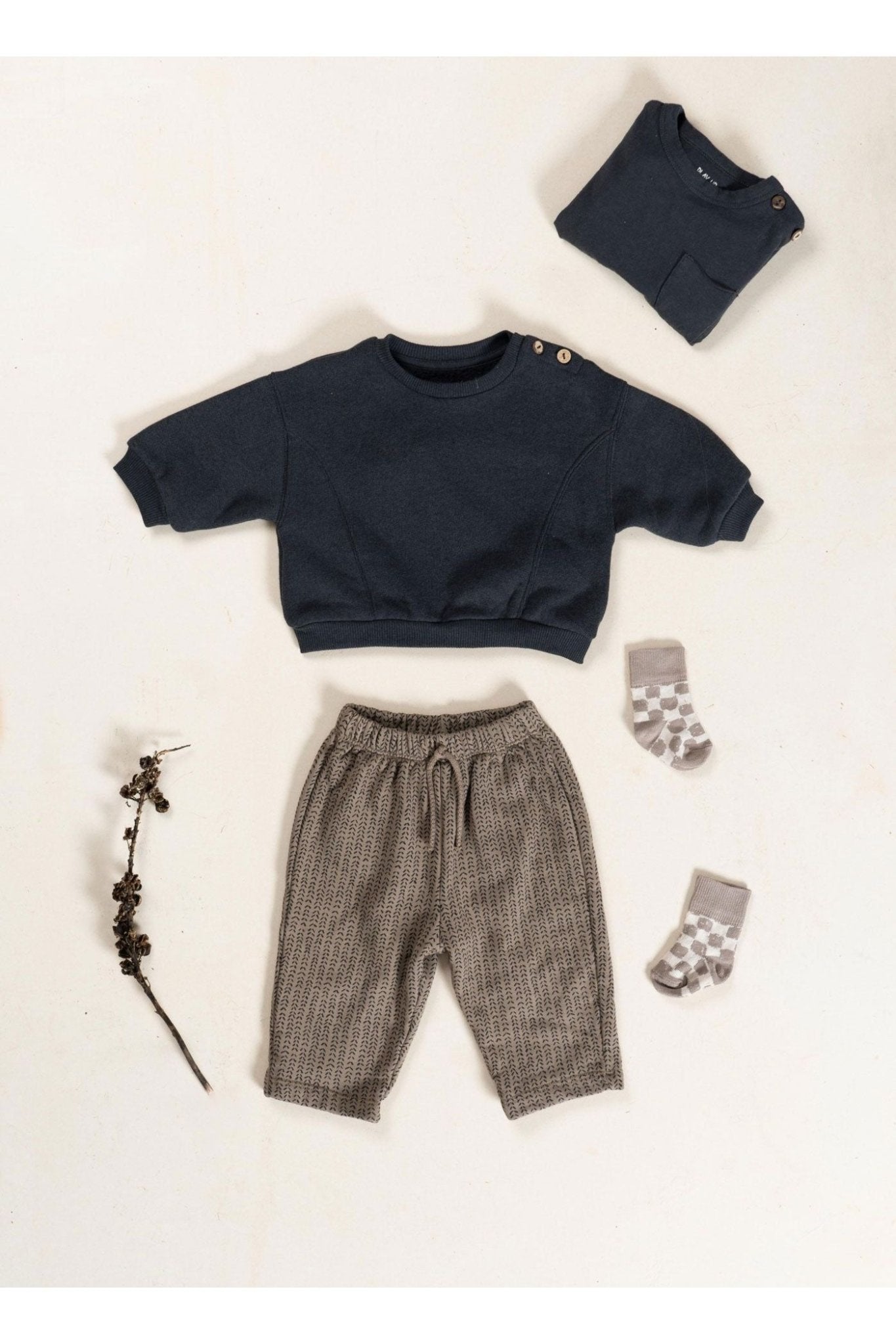 Printed fleece trousers - Ancestral van Play Up | Kids Conceptstore Le Fanfare