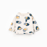 Printed jersey LS T-shirt figs - Sketches van Play Up | Kids Conceptstore Le Fanfare