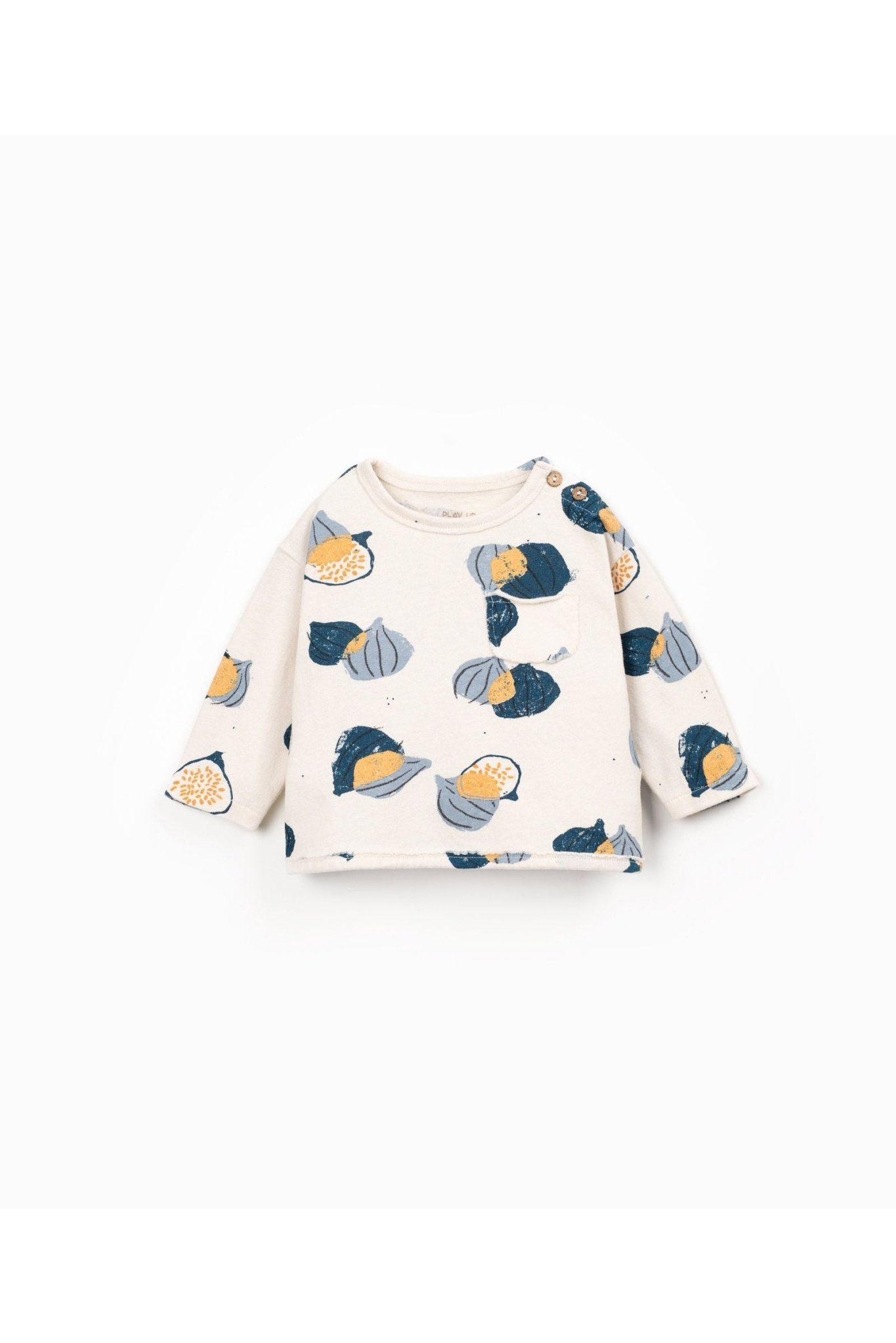 Printed jersey LS T-shirt figs - Sketches van Play Up | Kids Conceptstore Le Fanfare