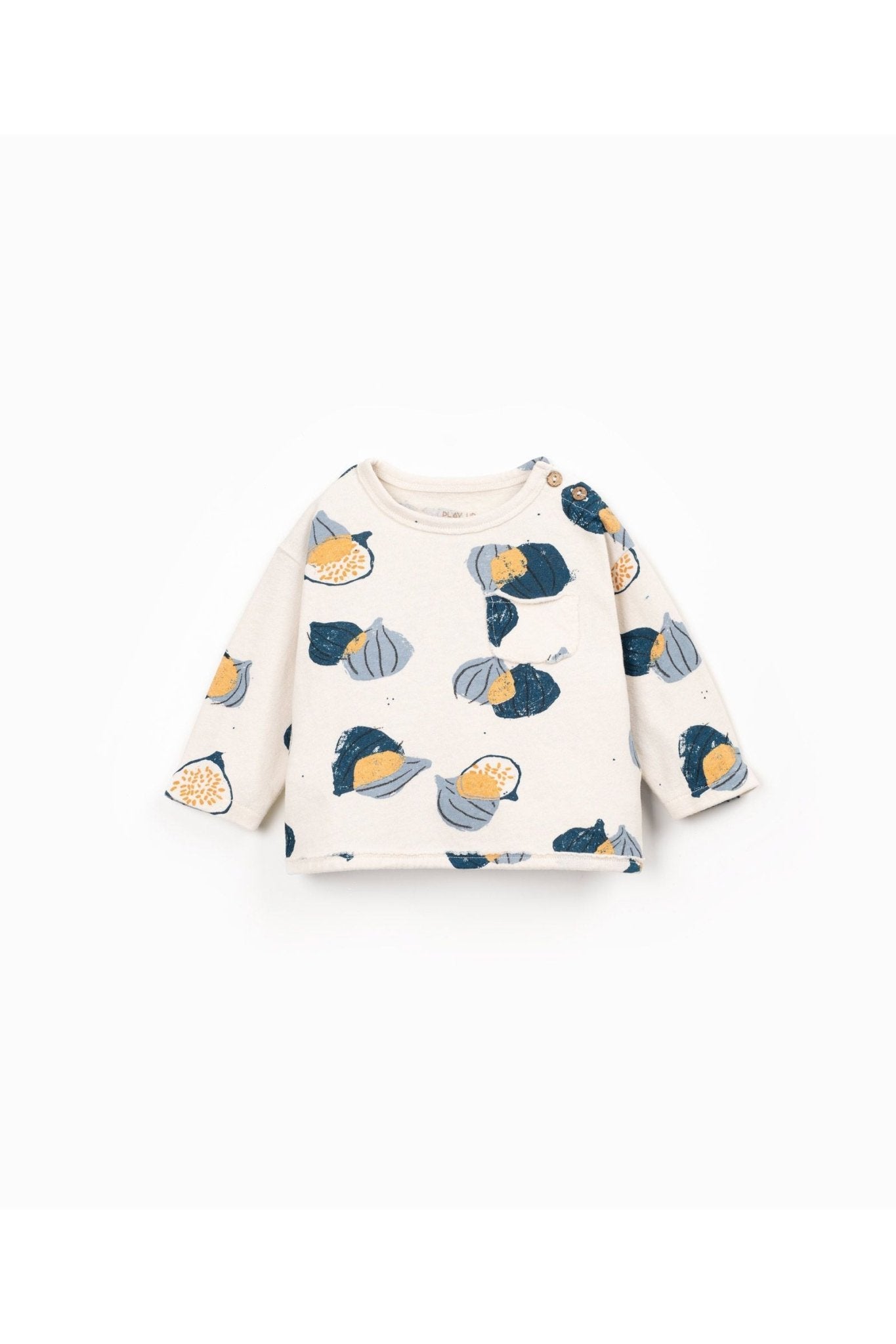 Printed jersey LS T-shirt figs - Sketches van Play Up | Kids Conceptstore Le Fanfare