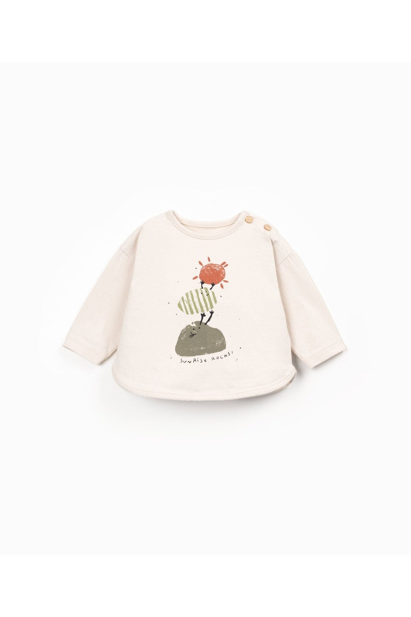 Printed jersey LS T-shirt - Sketches van Play Up | Kids Conceptstore Le Fanfare